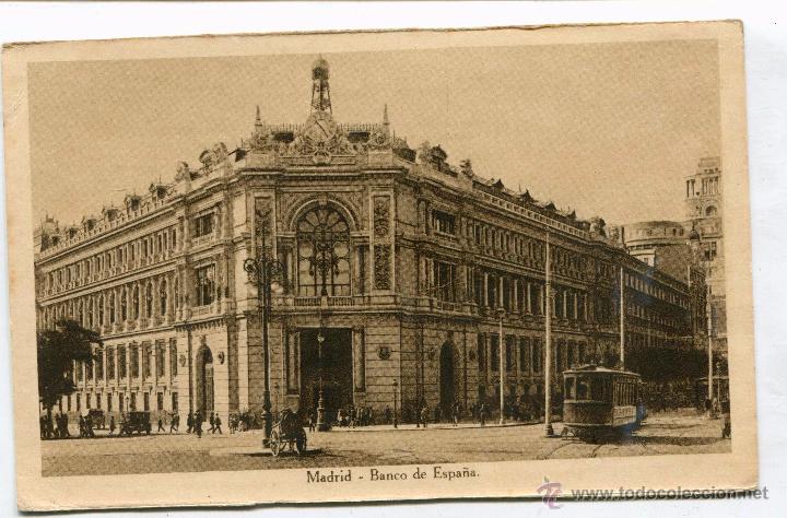 Postales: Madrid - Banco de espa&ntilde;a - Foto 1
