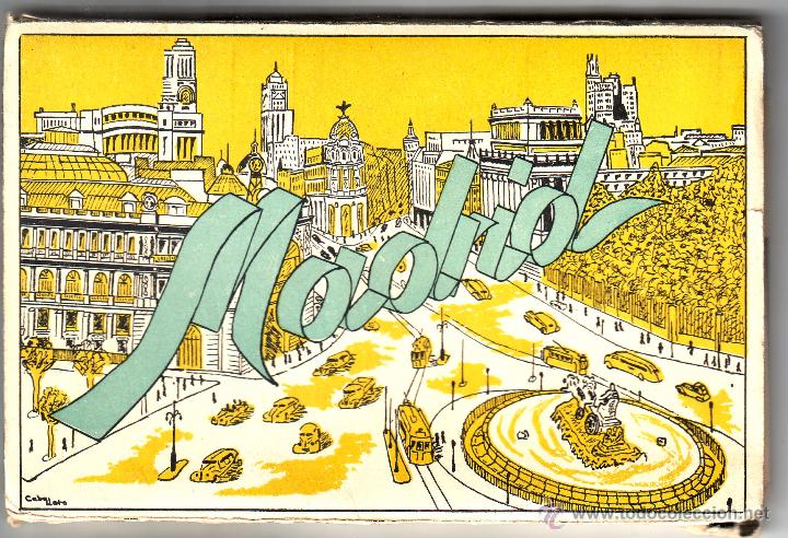 Postales: BLOC DE MADRID DE 10 POSTALES - Foto 1