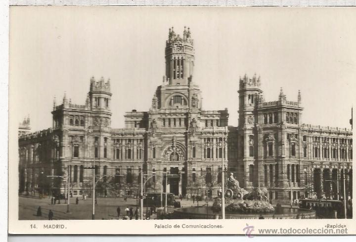 Postales: MADRID PALACIO COMUNICACIONES SIN ESCRIBIR - Foto 1