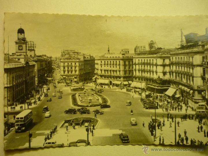 Postales: madrid puerta del sol.--circulada cm - Foto 1