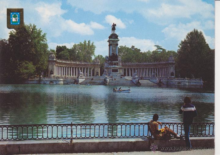 Postales: (222) MADRID. PARQUE DEL RETIRO. ESTANQUE - Foto 1