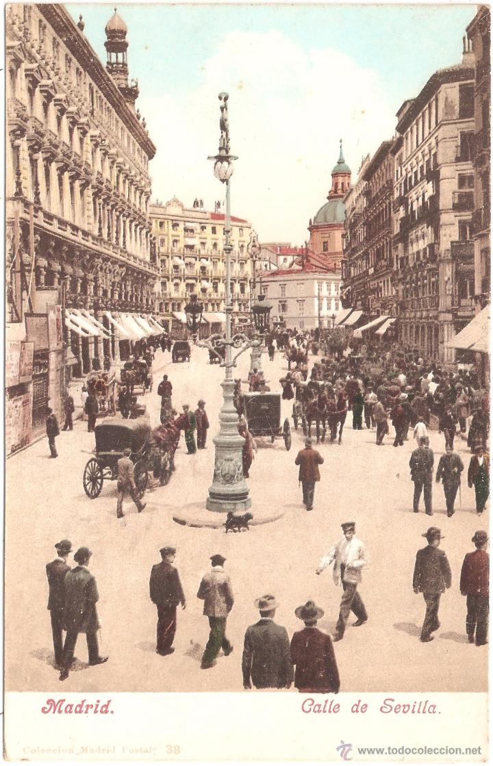Postales: MADRID CALLE DE SEVILLA