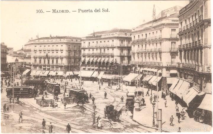 Postales: MADRID PUERTA DEL SOL - Foto 1