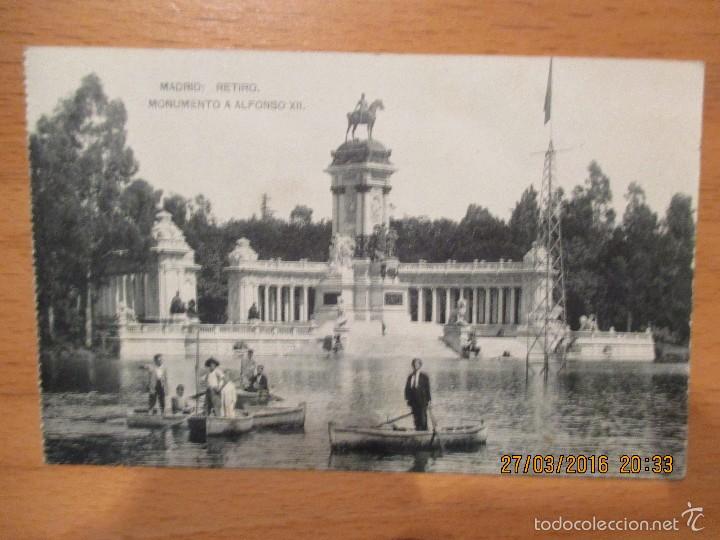 Postales: POSTAL ANTIGUA DE MADRID -RETIRO - Foto 1