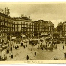 Postales: MADRID, PUERTA DEL SOL 1941. Lote 55700817