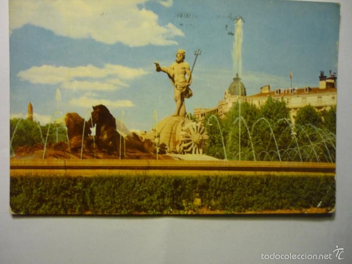 Postales: POSTAL MADRID - NEPTUNO   CIRCULADA   BB - Foto 1