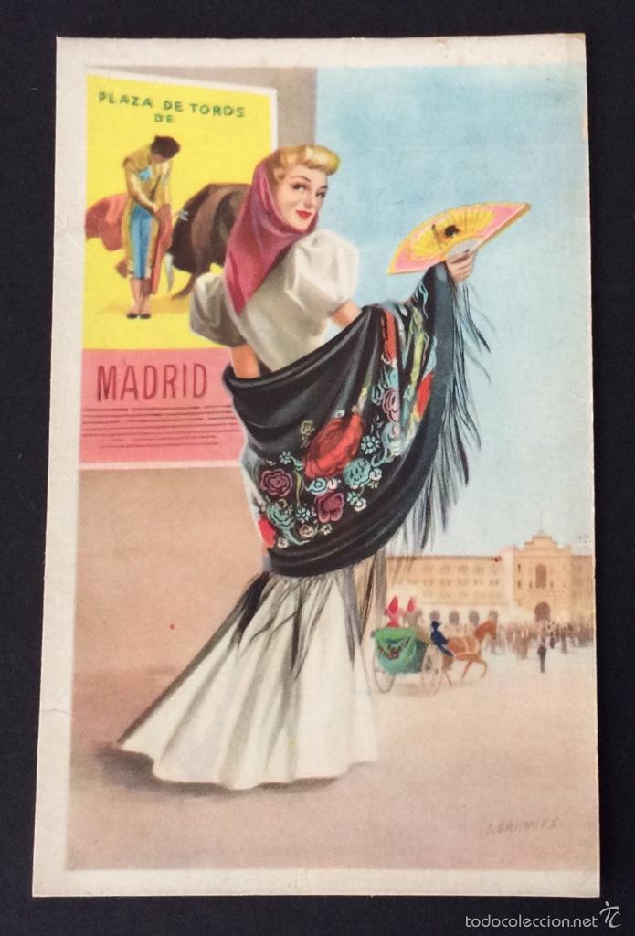 Postales: POSTAL TRAJES ESPA&Ntilde;OLES. MADRID. - Foto 1