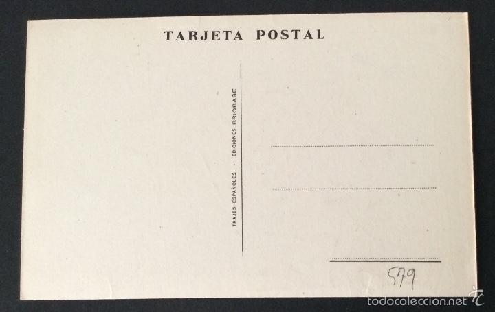 Postales: POSTAL TRAJES ESPA&Ntilde;OLES. MADRID. - Foto 2
