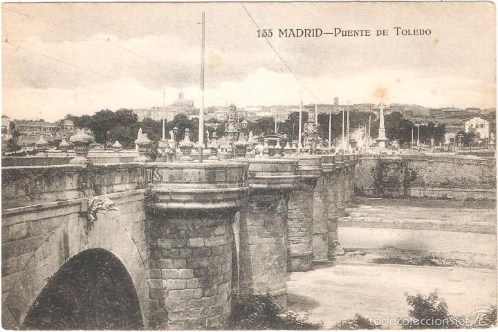 Postales: MADRID PUENTE DE TOLEDO 1921