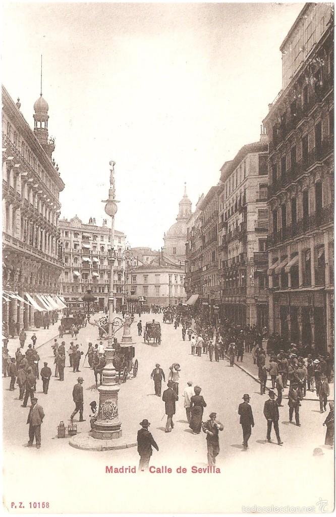 Postales: MADRID CALLE DE SEVILLA - Foto 1