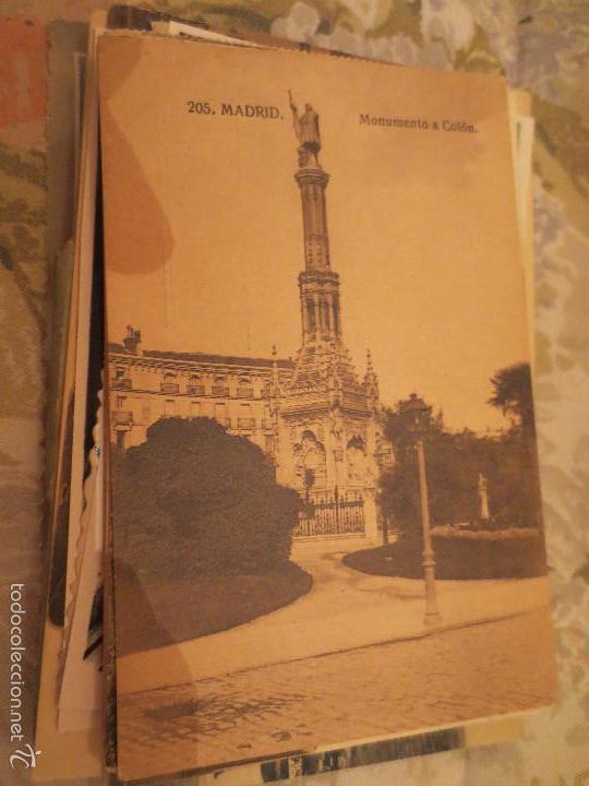 Postales: madrid  monumento a colon - Foto 1