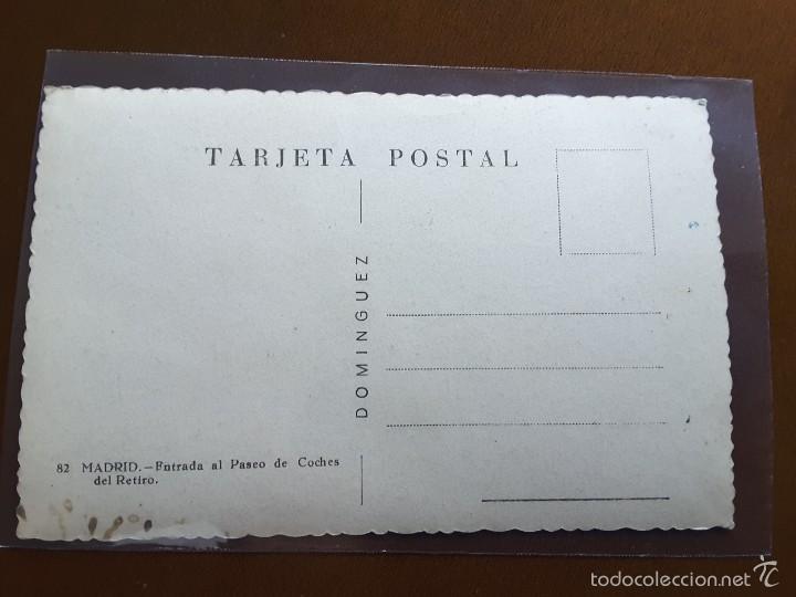 Postales: POSTAL DE MADRID - RETIRO - Foto 2