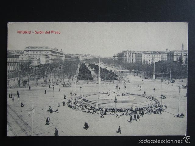 Postales: POSTAL MADRID. SAL&Oacute;N DEL PRADO. - Foto 1