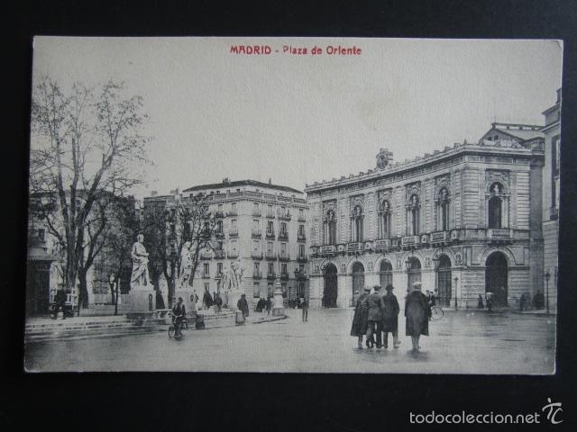 Postales: POSTAL MADRID. PLAZA DE ORIENTE. - Foto 1