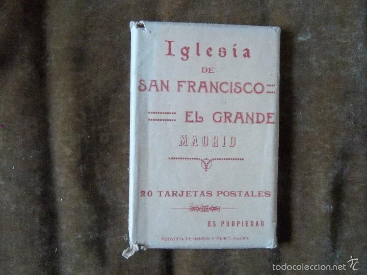 Postcards: Iglesia de San Francisco El Grande 20 tarjetas postales Fototipia Hauser y Menet 15x20 cm Estuche