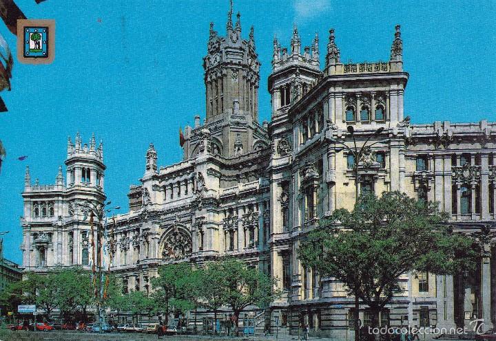 Postales: Madrid palacio de Comunicaciones (escrita) - Foto 1