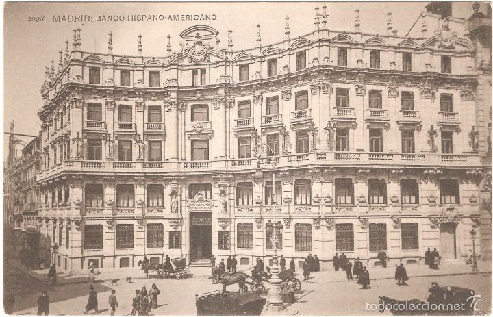 Postales: MADRID BANCO HISPANO AMERICANO - Foto 1