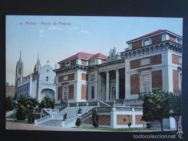 Postales: POSTAL MADRID. MUSEO DE PINTURAS. - Foto 1