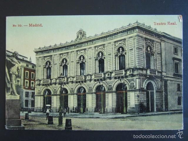 Postales: POSTAL MADRID. TEATRO REAL. - Foto 1