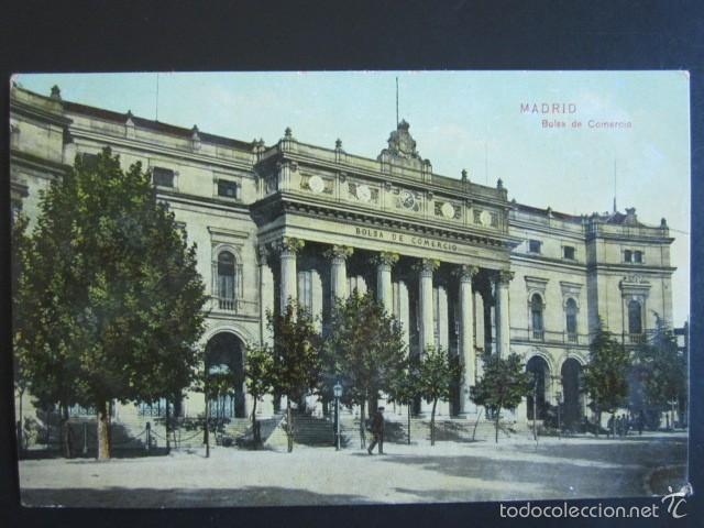 Postales: POSTAL MADRID. BOLSA DE COMERCIO. - Foto 1