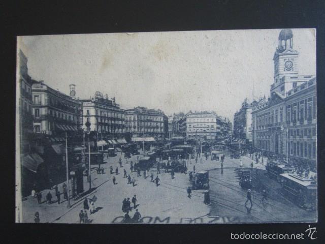Postales: POSTAL MADRID. PUERTA DEL SOL. A&Ntilde;O 1924. - Foto 1