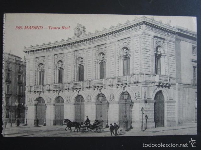 Postales: POSTAL MADRID. TEATRO REAL. - Foto 1