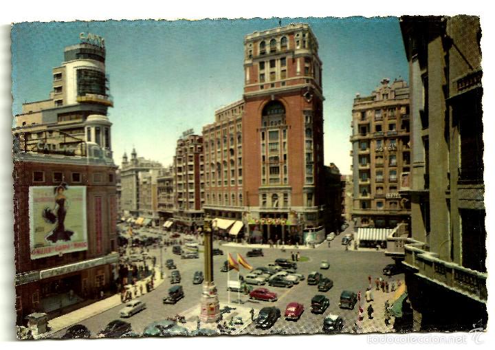 Postales: POSTAL DE MADRID (PLAZA DEL CALLAO) - Foto 1