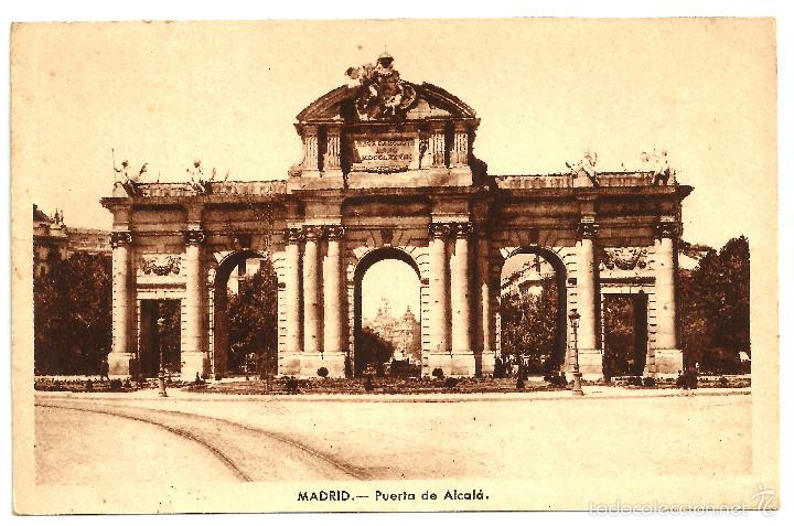 Postales: POSTAL DE MADRID (PUERTA DE ALCAL&Aacute;) - Foto 1