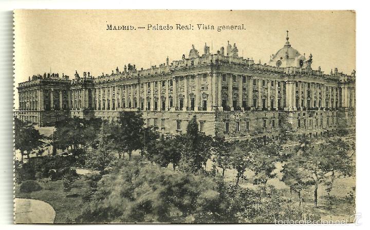 Postales: POSTAL DE MADRID (PALACIO REAL. VISTA GENERAL) - Foto 1