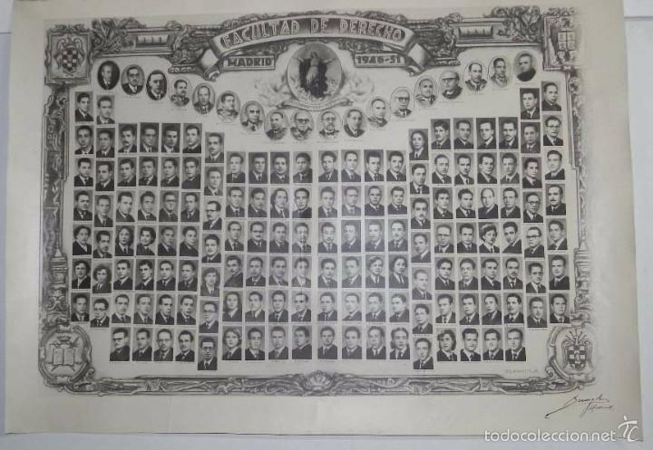 Postales: GRAN ORLA DEL CURSO FACULTAD DE DERECHO 1946-51. Universidad de Madrid. FOTOGRAFO BERINGOLA, MIDE 82