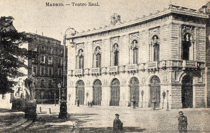 Postales: MADRID. TEATRO REAL. SIN ESCRIBIR. - Foto 1