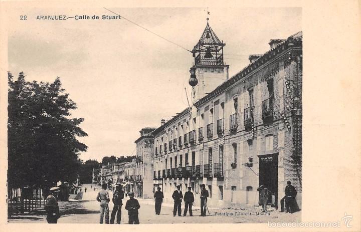 Postales: ARANJUEZ (MADRID).- CALLE DE STUART - Foto 1