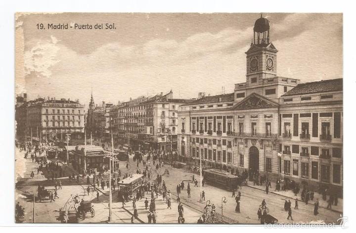 Postales: MADRID .- PUERTA DEL SOL .- EDICION EXTRA N&ordm; 19 - Foto 1