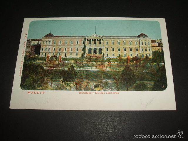 Postales: MADRID BIBLIOTECA Y MUSEOS NACIONALES - Foto 1