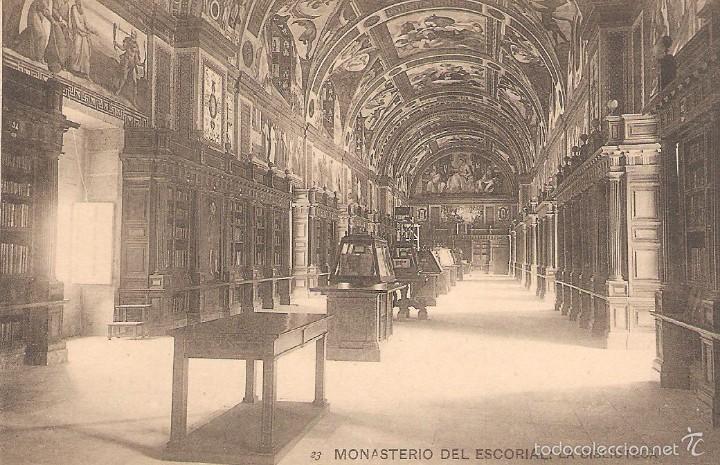 Postales: monasterio del escorial la bibloteca 29/086 - Foto 1