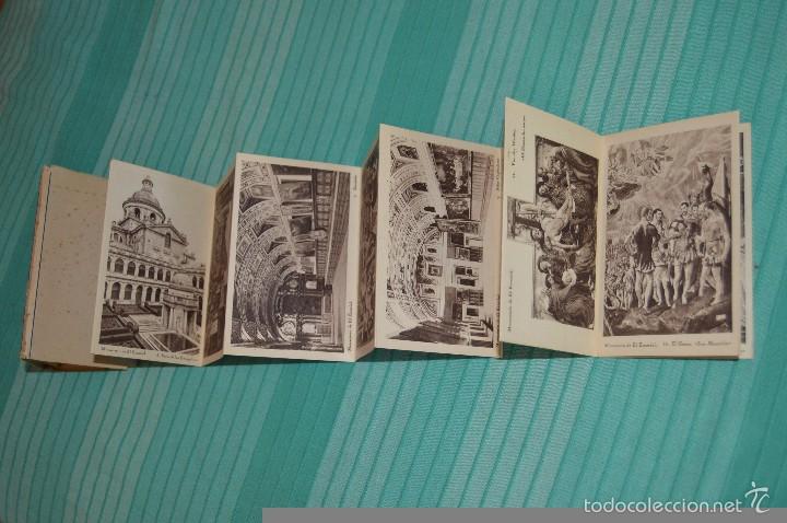 Postales: Libro con 20 Tarjetas POSTALES - 1ª serie - Monasterio de El Escorial - Hauser y Menet - Foto 3 - 58362401