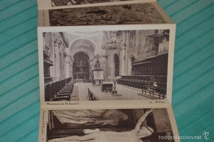 Postales: Libro con 20 Tarjetas POSTALES - 1ª serie - Monasterio de El Escorial - Hauser y Menet - Foto 6 - 58362401