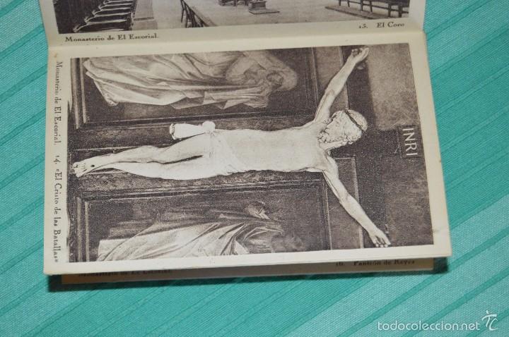 Postales: Libro con 20 Tarjetas POSTALES - 1ª serie - Monasterio de El Escorial - Hauser y Menet - Foto 7 - 58362401