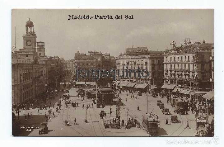 Postales: POSTAL. MADRID. PUERTA DEL SOL. EDITOR M&Aacute;RGARA. - Foto 1