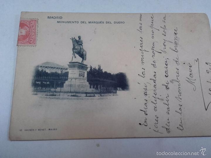 Postales: POSTAL MADRID, CIRCULADAS 1900. - Foto 4