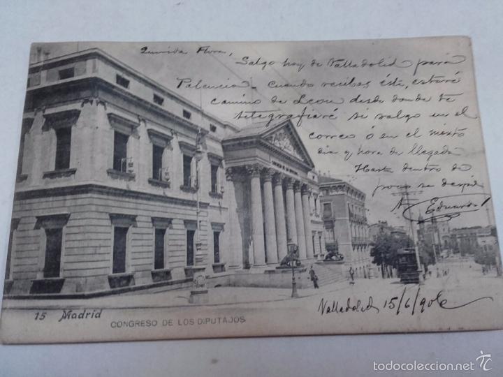 Postales: POSTAL MADRID, CIRCULADAS 1900. - Foto 8