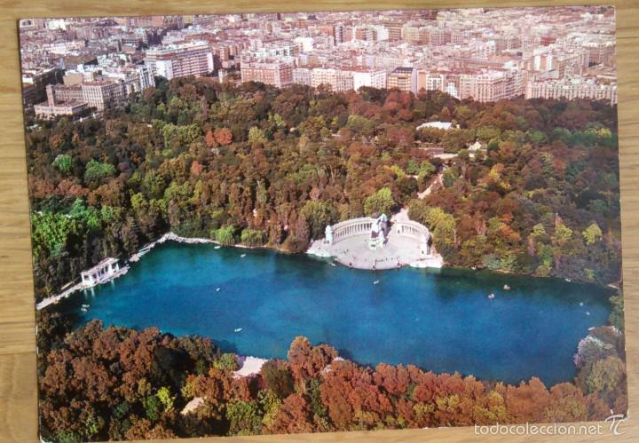 Postales: MADRID - VISTA AEREA DEL RETIRO - Foto 1