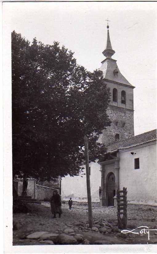 Postales: Provincia de Madrid. Guadarrama. Loty. n&ordm; 674 . Rascafria. Iglesia parroquial.