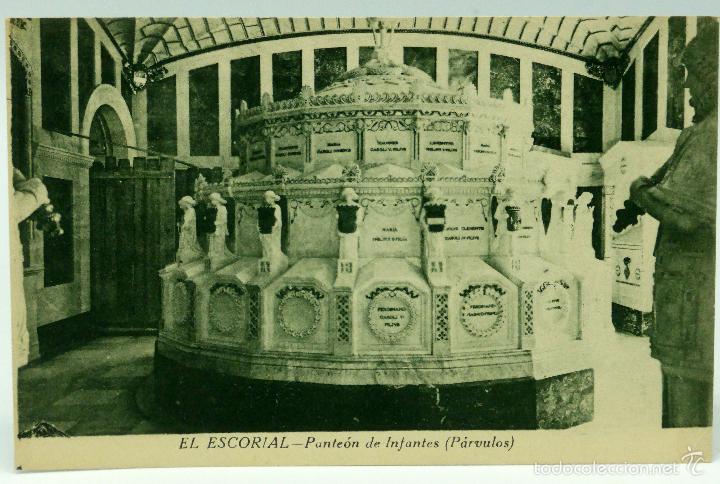 Postcards: Postal El Escorial Pante&oacute;n de Infantes p&aacute;rvulos Hijo de Nicol&aacute;s Serrano sin circular