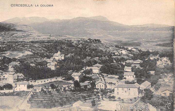 Postales: CERCEDILLA (MADRID).- LA COLONIA - Foto 1