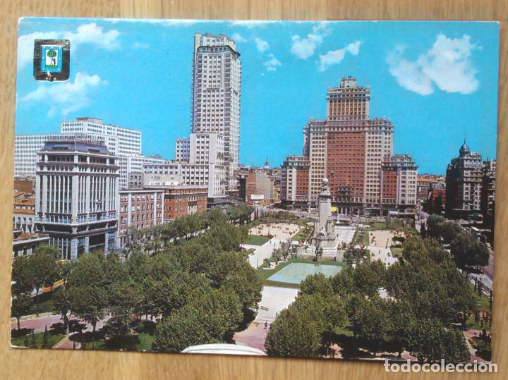 Postales: MADRID - PLAZA DE ESPA&Ntilde;A - Foto 1