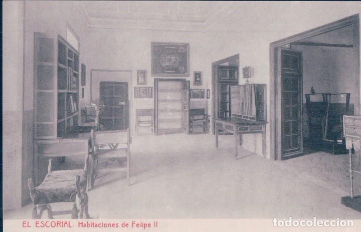 Postales: EL ESCORIAL .PALACIO:HABITACIONES DE FELIPE II. THOMAS