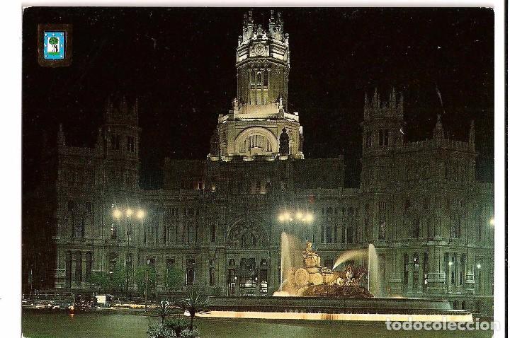 Postales: MADRID. LA CIBELES Y PALACIO DE COMUNICACIONES - Foto 1