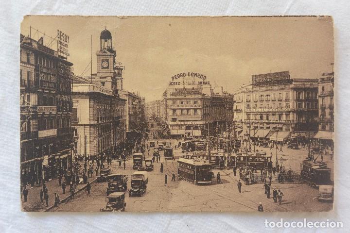 Postales: ANTIGUA TARJETA POSTAL PUERTA SOL - Foto 1