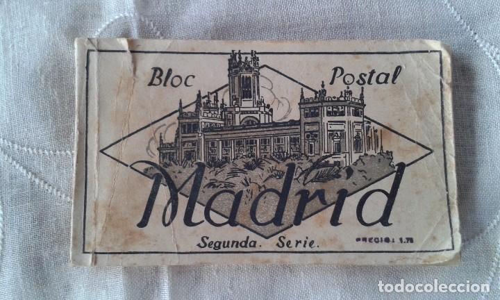 Postales: BLOC POSTAL MADRID SEGUNDA SERIE - Foto 1